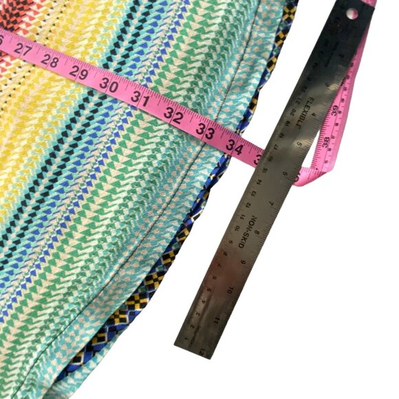 Anthropologie UNCLE FRANK Women Dress Stripe Pullover Sz M Multicolor 60s 79-38 - Picture 14 of 15